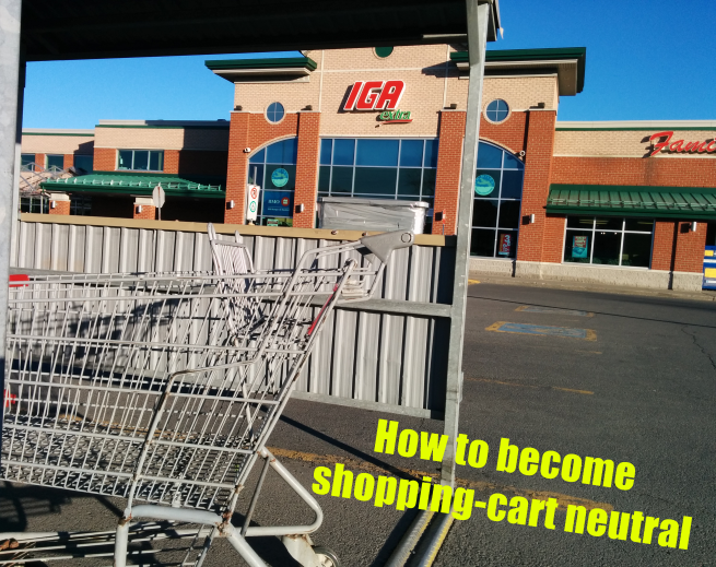 How to become shopping cart neutral